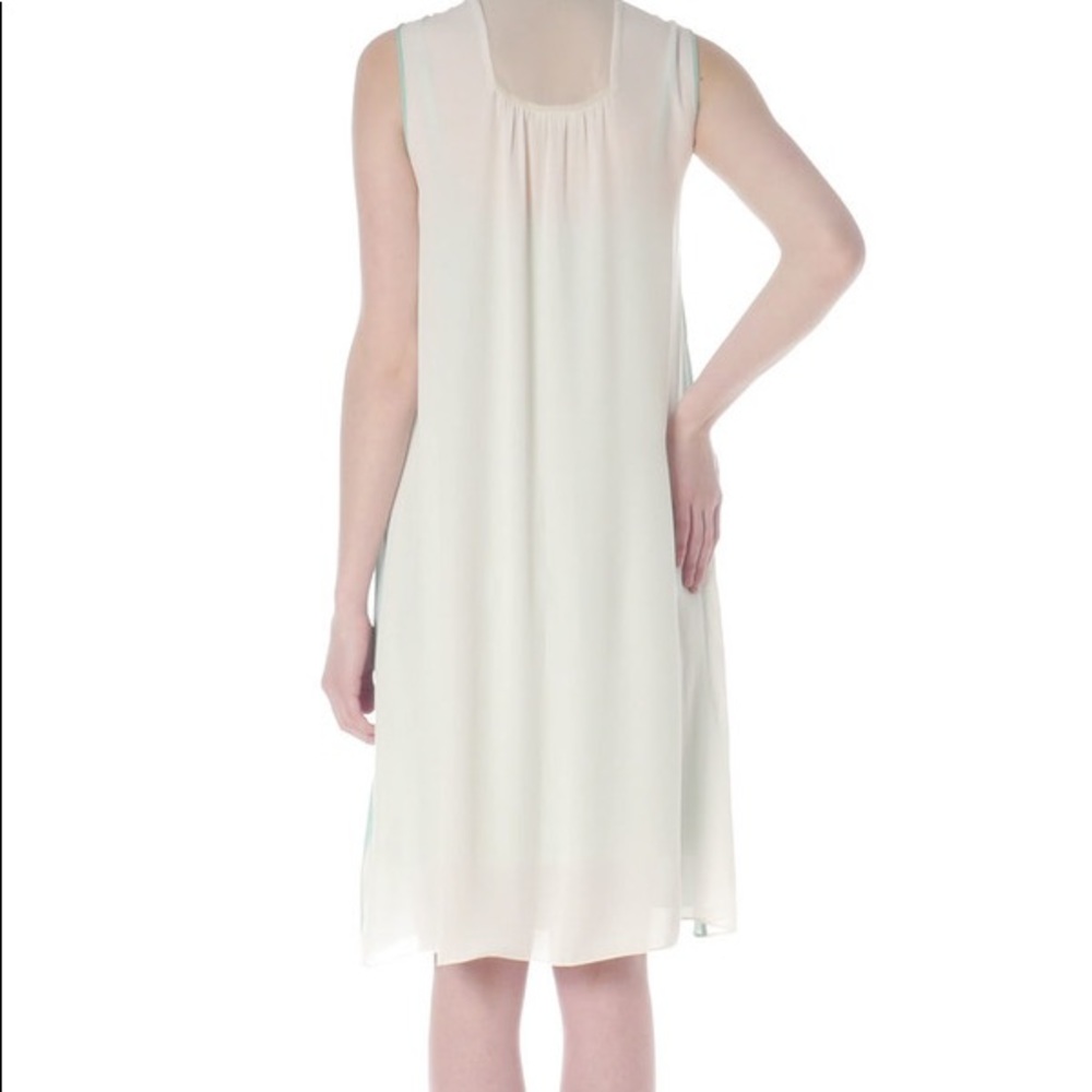 MALENE BIRGER. Mint Cream Colorblock Dress! - Picture 4 of 9